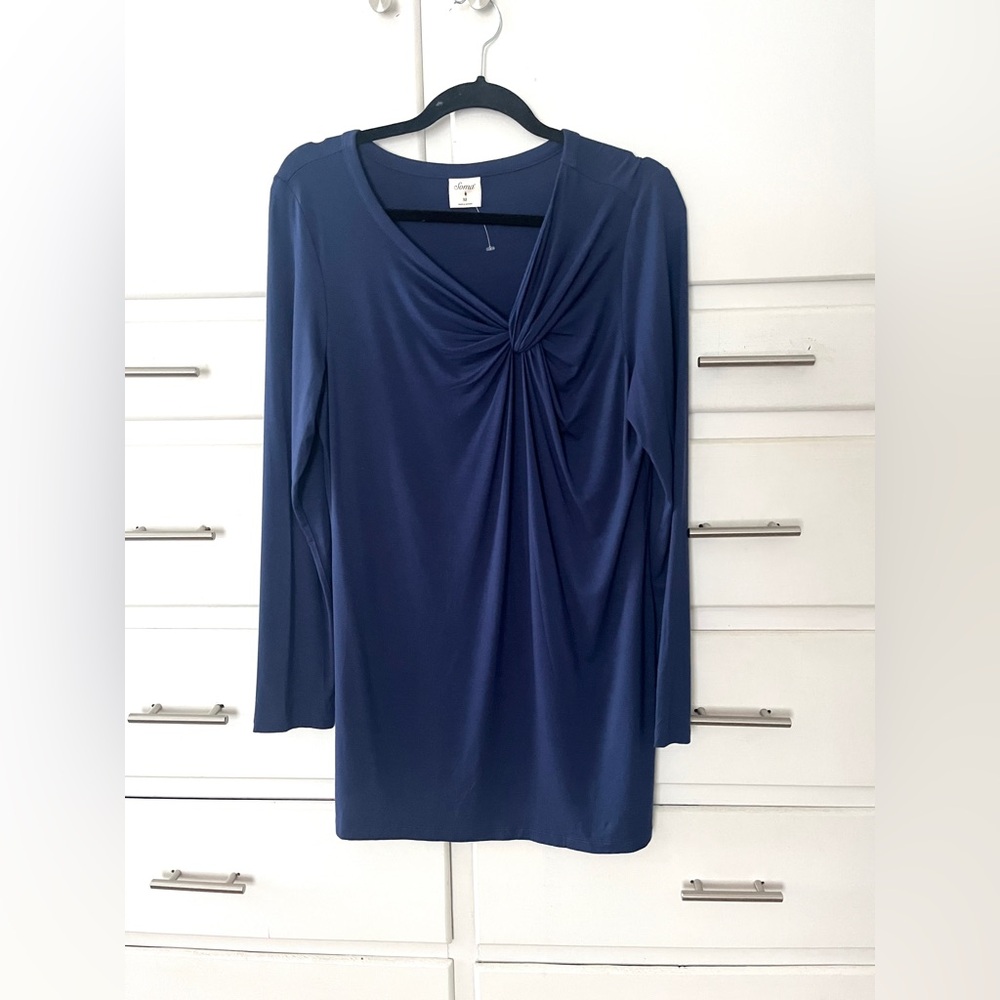 Soma knotted front lounge/sleepwear in blue size medium